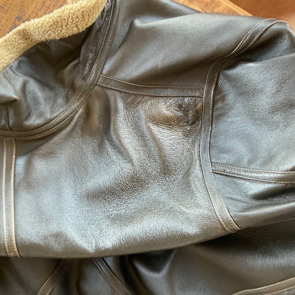 Leather Jacket Size Large - Picture 7 of 7